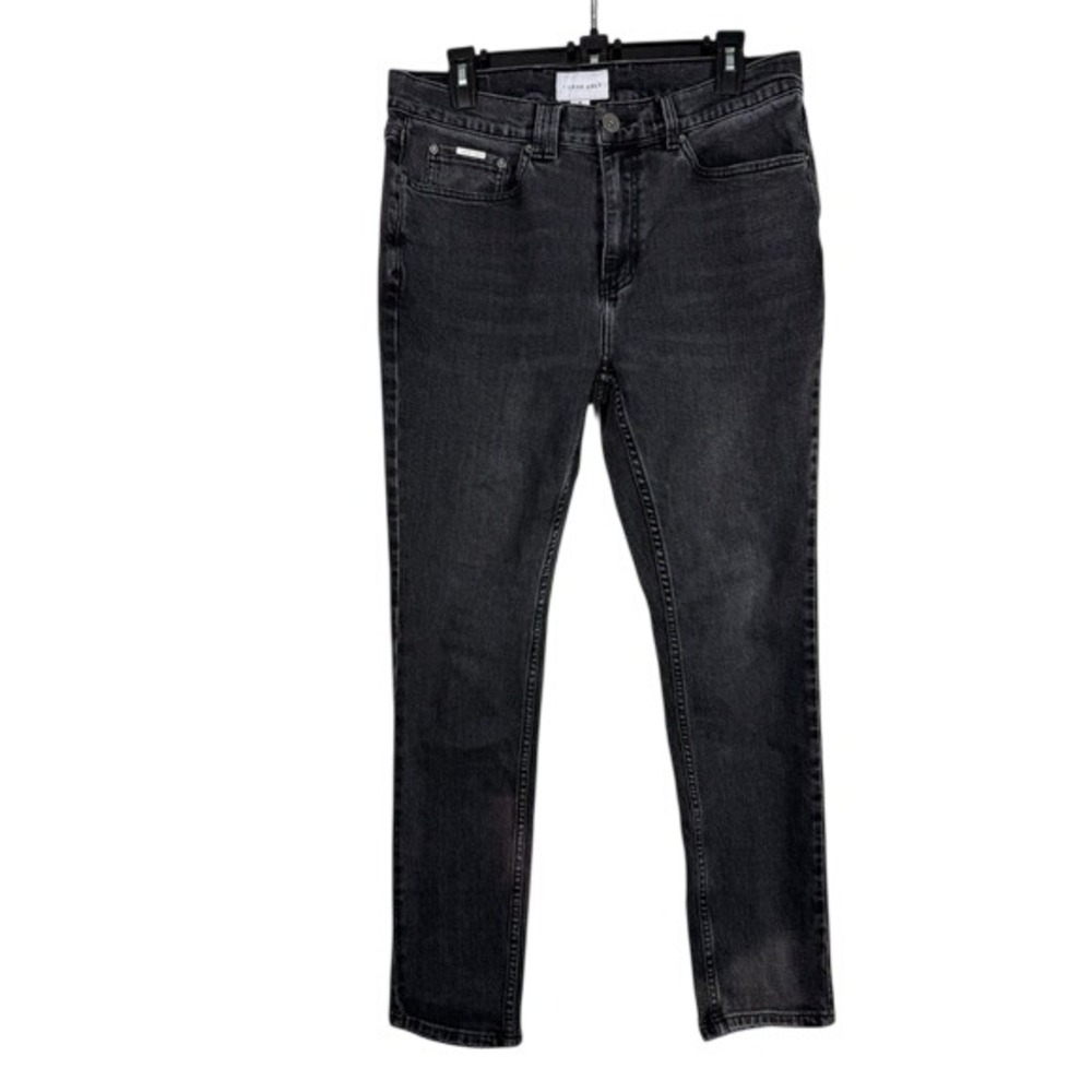 I‎ Love Ugly Hi Stranger Mens Slim Fit Jeans Washed Black Size M 32x31
